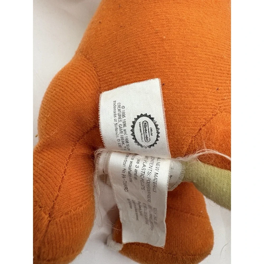 Pokémon Charmander 90s Plush And Small Tomy Charmander